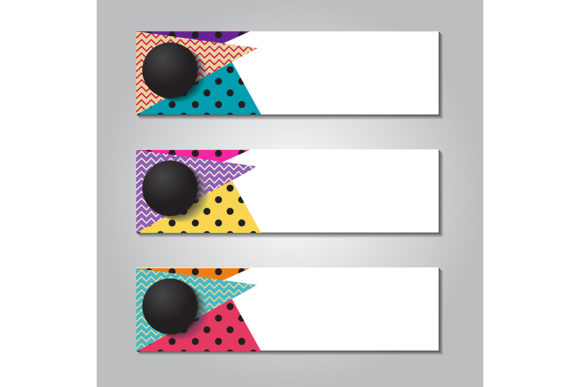 Horizontal Banner Design with Round Circle: A Modern Approach to Visual Communication