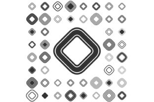 Line Square Button Design Collection: A Modern Approach to Visual Communication