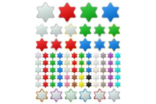 Metal Hexagram Star Button Set: A Stylish Design Tool