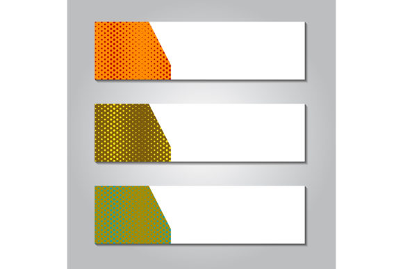Modern Vector Banners with Memphis Background: A Creative Solution for Digital Design