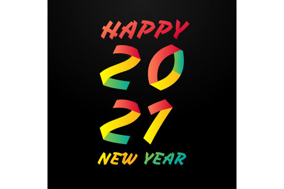Stylish Happy New 2021 Year Design: A Creative Way to Celebrate the New Beginning